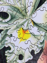 Haeckel's Orchids - 472 Piece Wooden Jigsaw Puzzle - Nautilus Puzzles - Wooden Jigsaw Puzzles For Adults