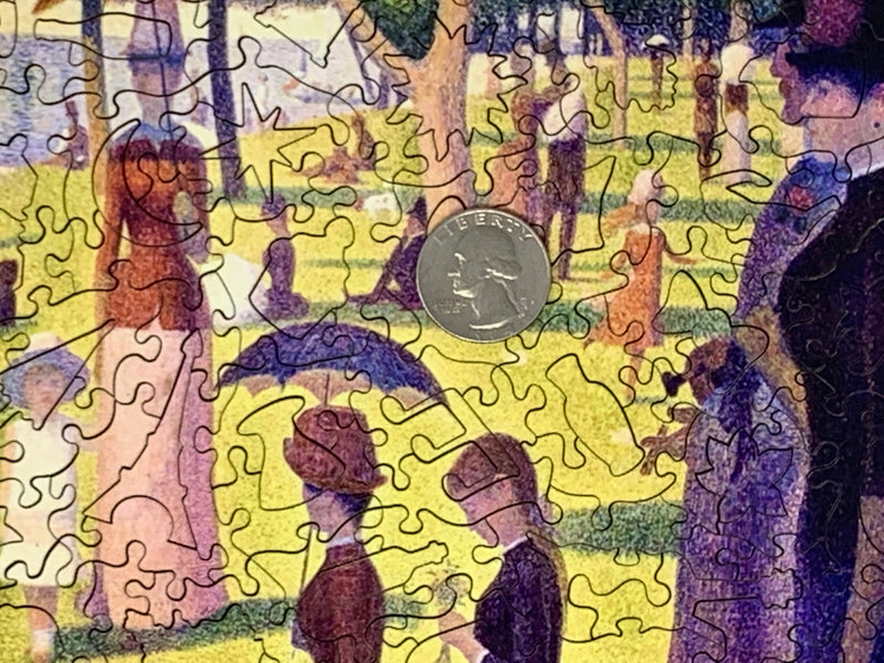 A Sunday Afternoon on the Island of La Grande Jatte (387 Pieces) Wooden Jigsaw Puzzle - Nautilus Puzzles - Wooden Jigsaw Puzzles For Adults