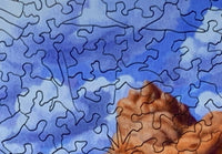 The Zig Zag Traveler (501 Piece Wooden Jigsaw Puzzle) - Nautilus Puzzles - Wooden Jigsaw Puzzles For Adults