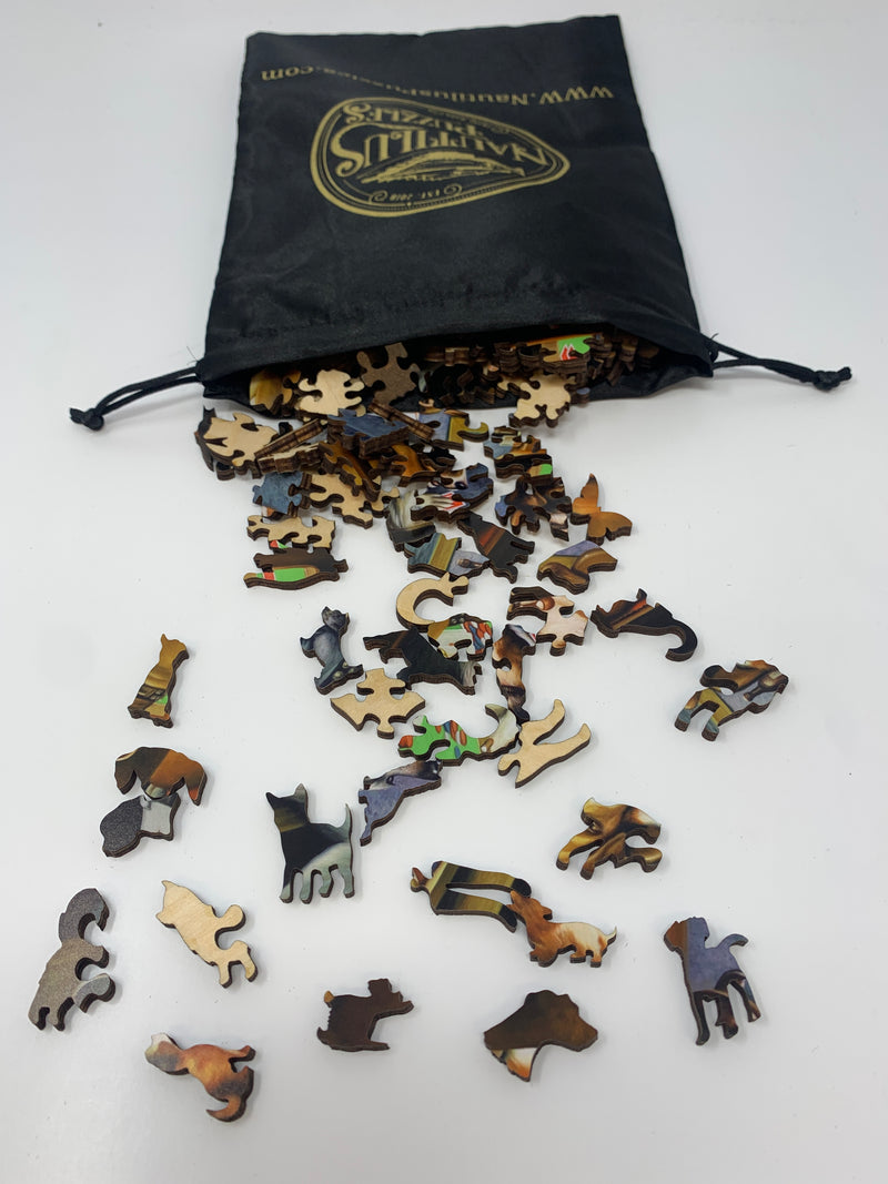 A Friend in Need (150 Piece Wooden Jigsaw Puzzle) - Nautilus Puzzles - Wooden Jigsaw Puzzles For Adults