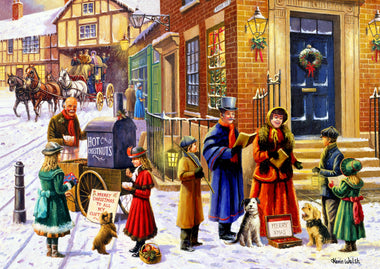Victorian Carolers (242 Piece Christmas Wooden Jigsaw Puzzle) - Nautilus Puzzles - Wooden Jigsaw Puzzles For Adults