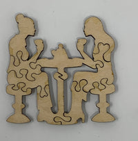 Teetering Teacups - 111 Pieces Wooden Jigsaw Puzzle - Nautilus Puzzles - Wooden Jigsaw Puzzles For Adults