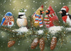 Wrapped Up For Winter (50 Piece Mini Winter Wooden Jigsaw Puzzle) - Nautilus Puzzles - Wooden Jigsaw Puzzles For Adults