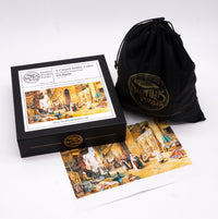 A Carpet Seller, Cairo - 575 Piece Wooden Jigsaw Puzzle - Nautilus Puzzles - Wooden Jigsaw Puzzles For Adults