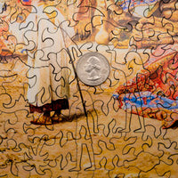 A Carpet Seller, Cairo - 575 Piece Wooden Jigsaw Puzzle - Nautilus Puzzles - Wooden Jigsaw Puzzles For Adults