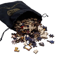 A Child's Dream (374 Pieces) Shaped Christmas Wooden Puzzle - Nautilus Puzzles - Wooden Jigsaw Puzzles For Adults