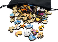 A Day at the Beach (145 Piece Wooden Jigsaw Puzzle) - Nautilus Puzzles - Wooden Jigsaw Puzzles For Adults