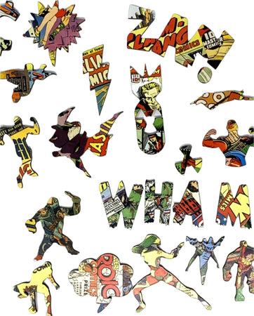 Hey Kids, Comics! (472 Piece Wooden Jigsaw Puzzle) - Nautilus Puzzles - Wooden Jigsaw Puzzles For Adults