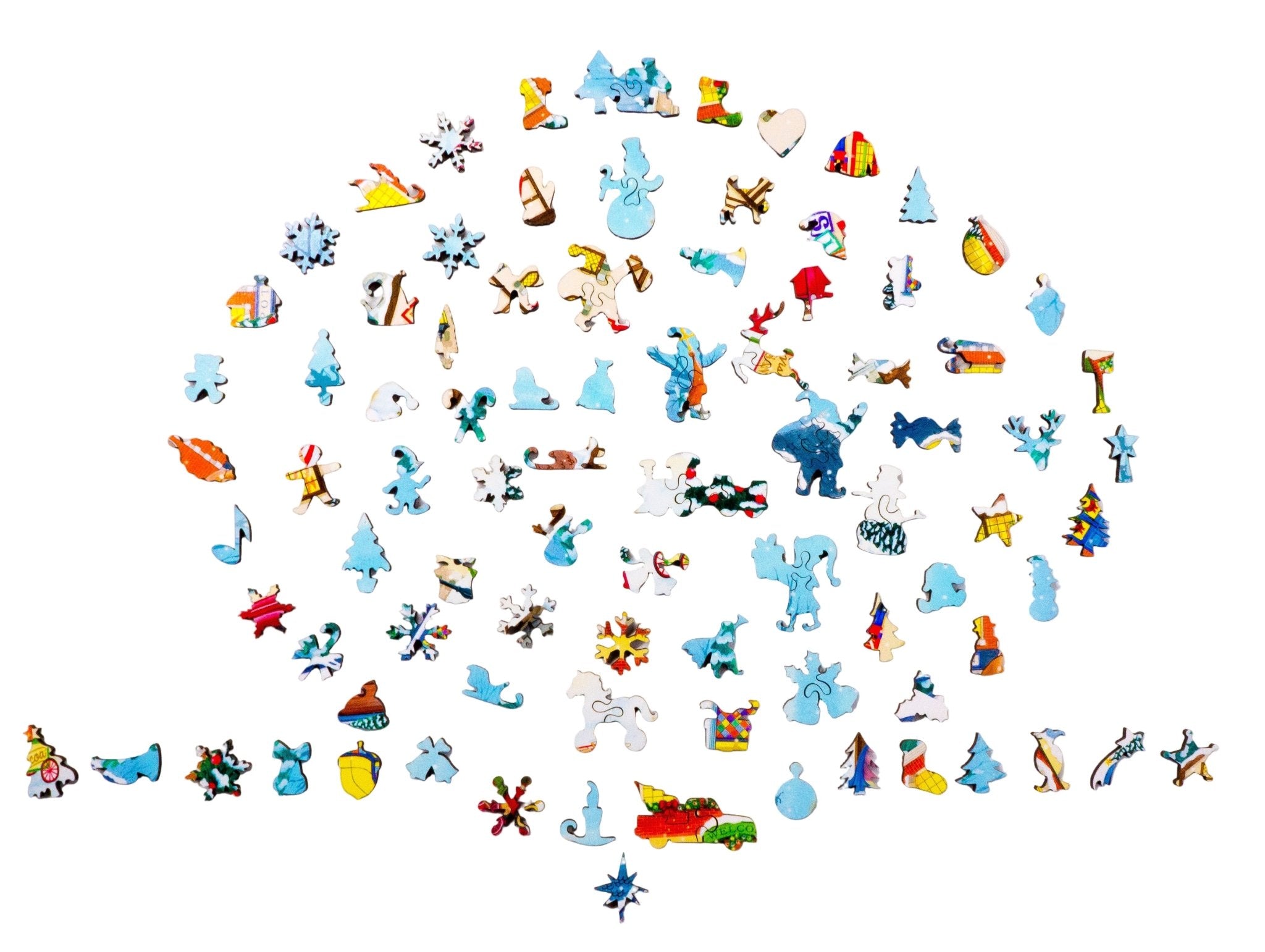 An Infinite Christmas (452 Piece Christmas Jigsaw Puzzle) - Nautilus Puzzles - Wooden Jigsaw Puzzles For Adults
