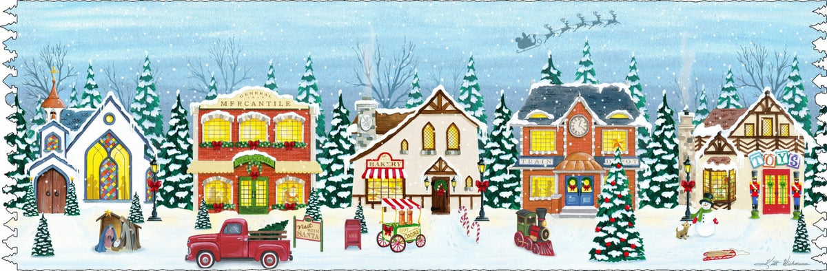 An Infinite Christmas (452 Piece Christmas Jigsaw Puzzle) - Nautilus Puzzles - Wooden Jigsaw Puzzles For Adults