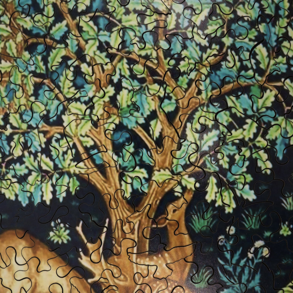 Audubon Deer (200 Piece Wooden Jigsaw Puzzle) - Nautilus Puzzles - Wooden Jigsaw Puzzles For Adults