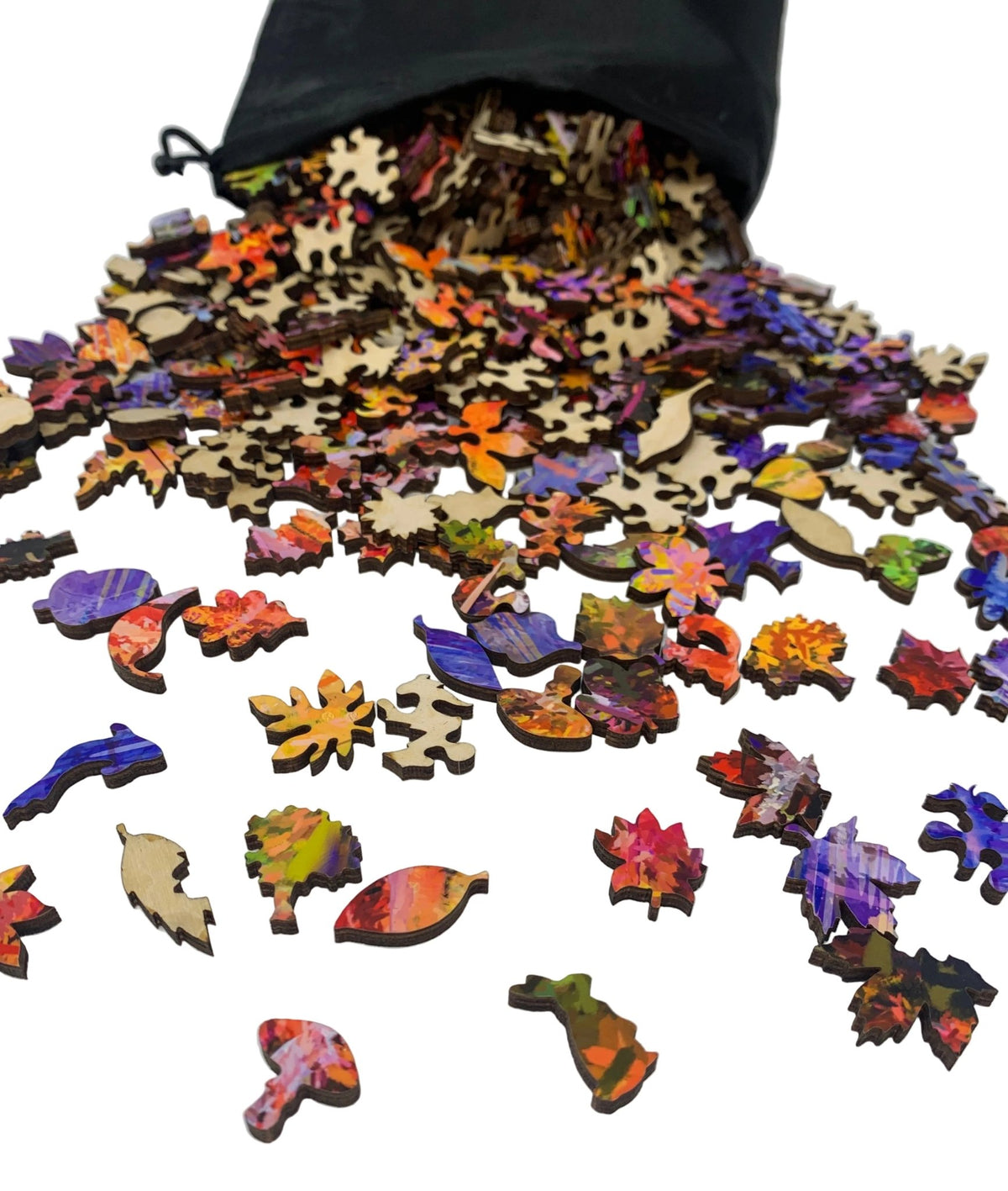 Autumn Colors (450 Piece Autumn Wooden Jigsaw Puzzle) - Nautilus Puzzles - Wooden Jigsaw Puzzles For Adults