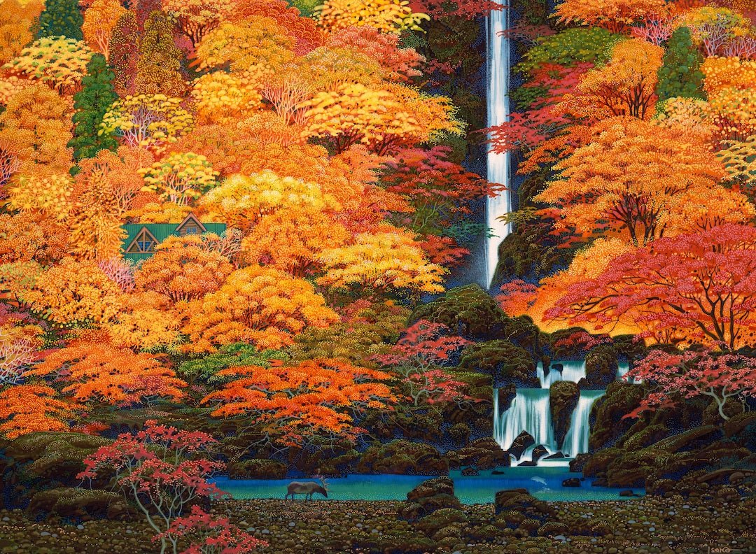 Autumn in Japan - 441 Piece Wooden Jigsaw Puzzle - Nautilus Puzzles - Wooden Jigsaw Puzzles For Adults