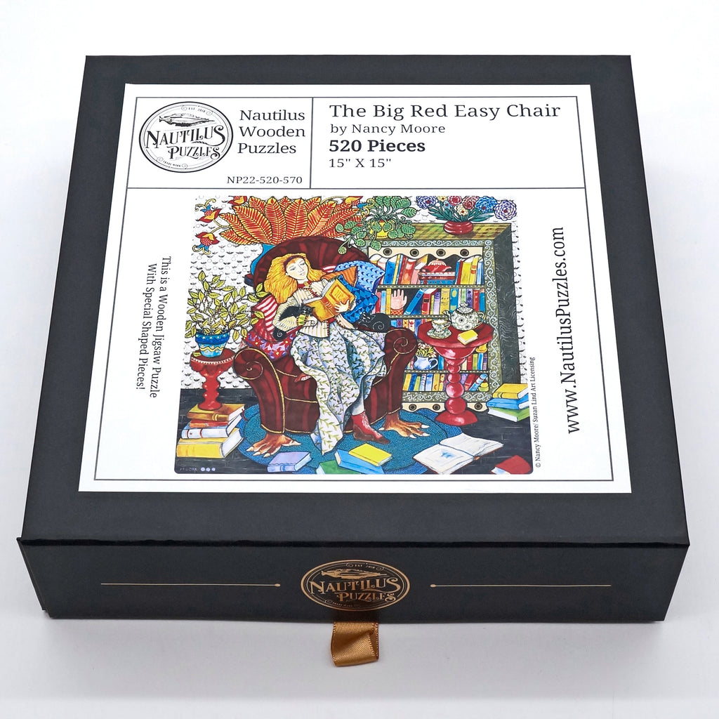 The Big Red Easy Chair (520 Piece Wooden Jigsaw Puzzle)