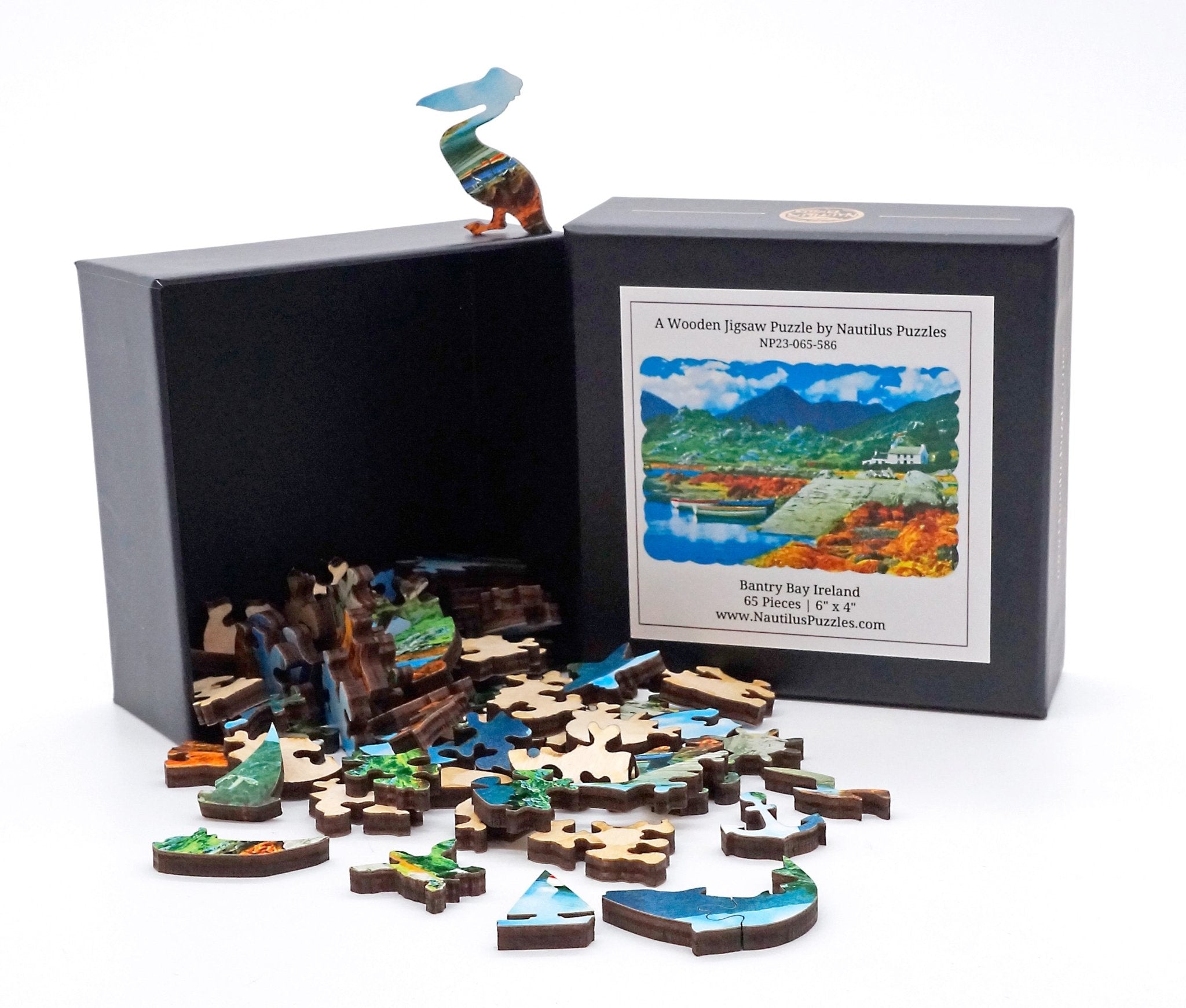 Bantry Bay, Ireland (65 Piece Mini Wooden Jigsaw Puzzle) - Nautilus Puzzles - Wooden Jigsaw Puzzles For Adults