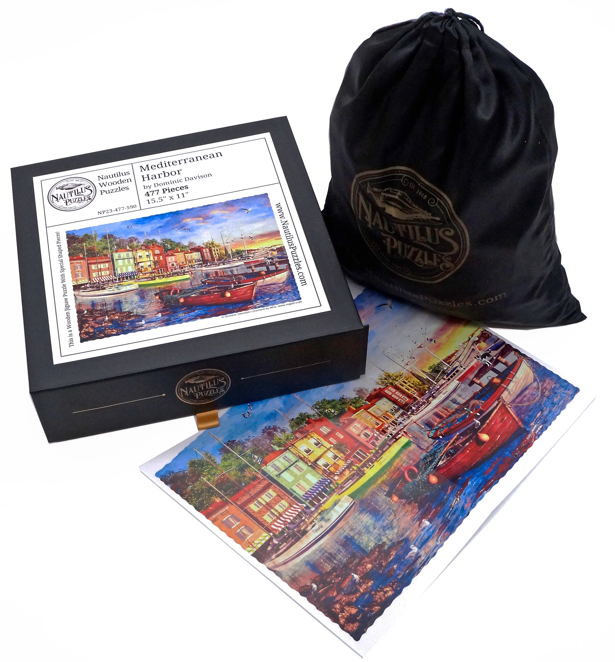 Stave wooden puzzles
