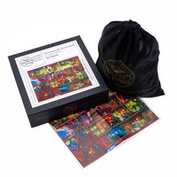 Stave wooden puzzles