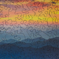 Blue Ridge Sunset - 200 Piece Wooden Jigsaw Puzzle - Nautilus Puzzles - Wooden Jigsaw Puzzles For Adults