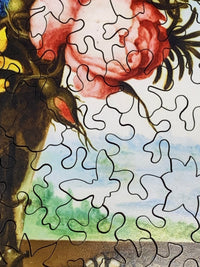 Bouquet of Flowers by Ambrosius Bosschaert (220 Piece Wooden Jigsaw Puzzle) - Nautilus Puzzles - Wooden Jigsaw Puzzles For Adults