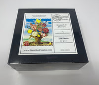 Bouquet of Flowers by Ambrosius Bosschaert (220 Piece Wooden Jigsaw Puzzle) - Nautilus Puzzles - Wooden Jigsaw Puzzles For Adults