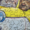 Mosaic wooden jigsaw puzzle