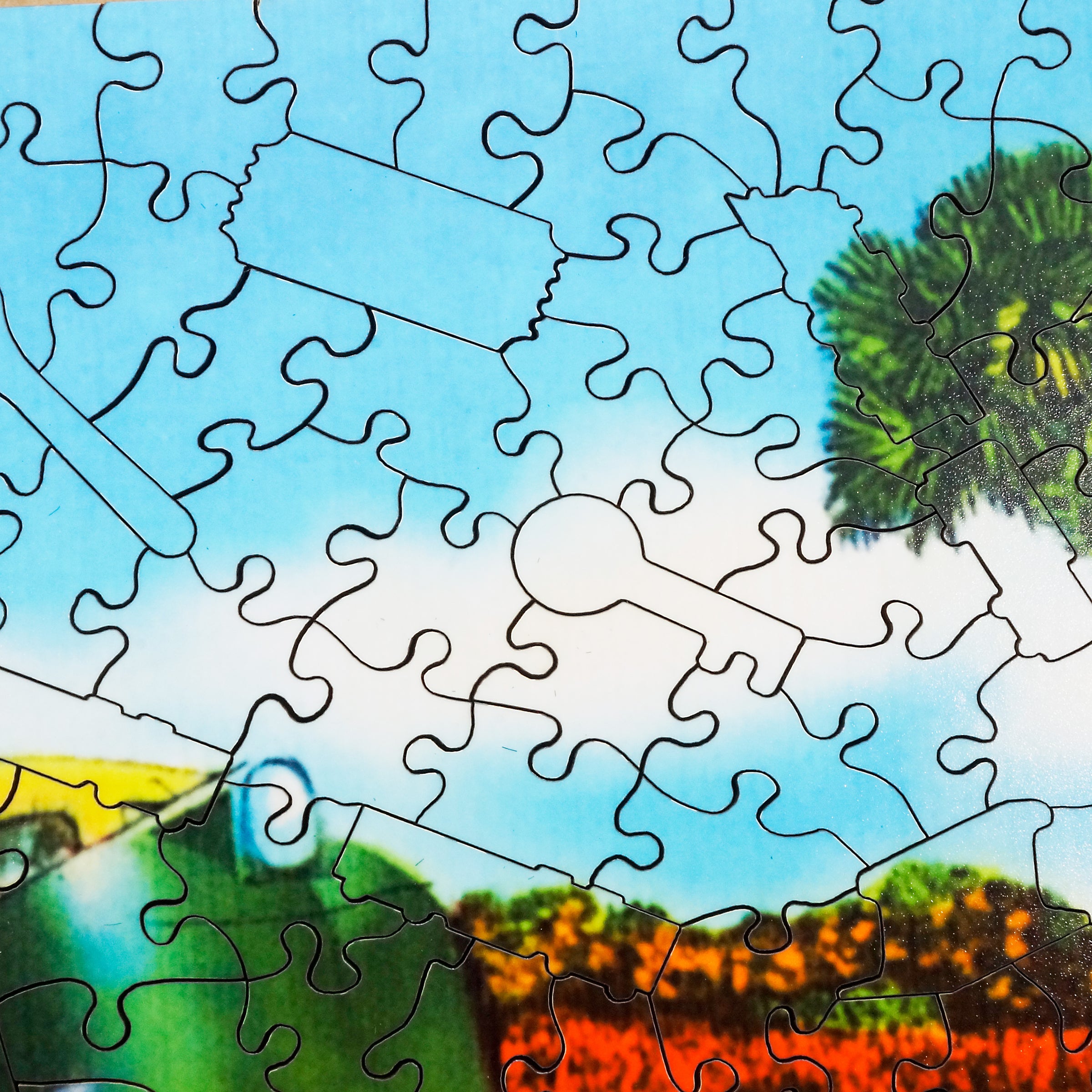 Artifact wooden puzzles