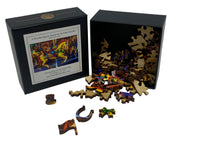 Carousel Horse - 57 Piece MINI Wooden Jigsaw Puzzle - Nautilus Puzzles - Wooden Jigsaw Puzzles For Adults