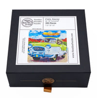 Cats Away (200 Piece Wooden Jigsaw Puzzle) - Nautilus Puzzles - Wooden Jigsaw Puzzles For Adults