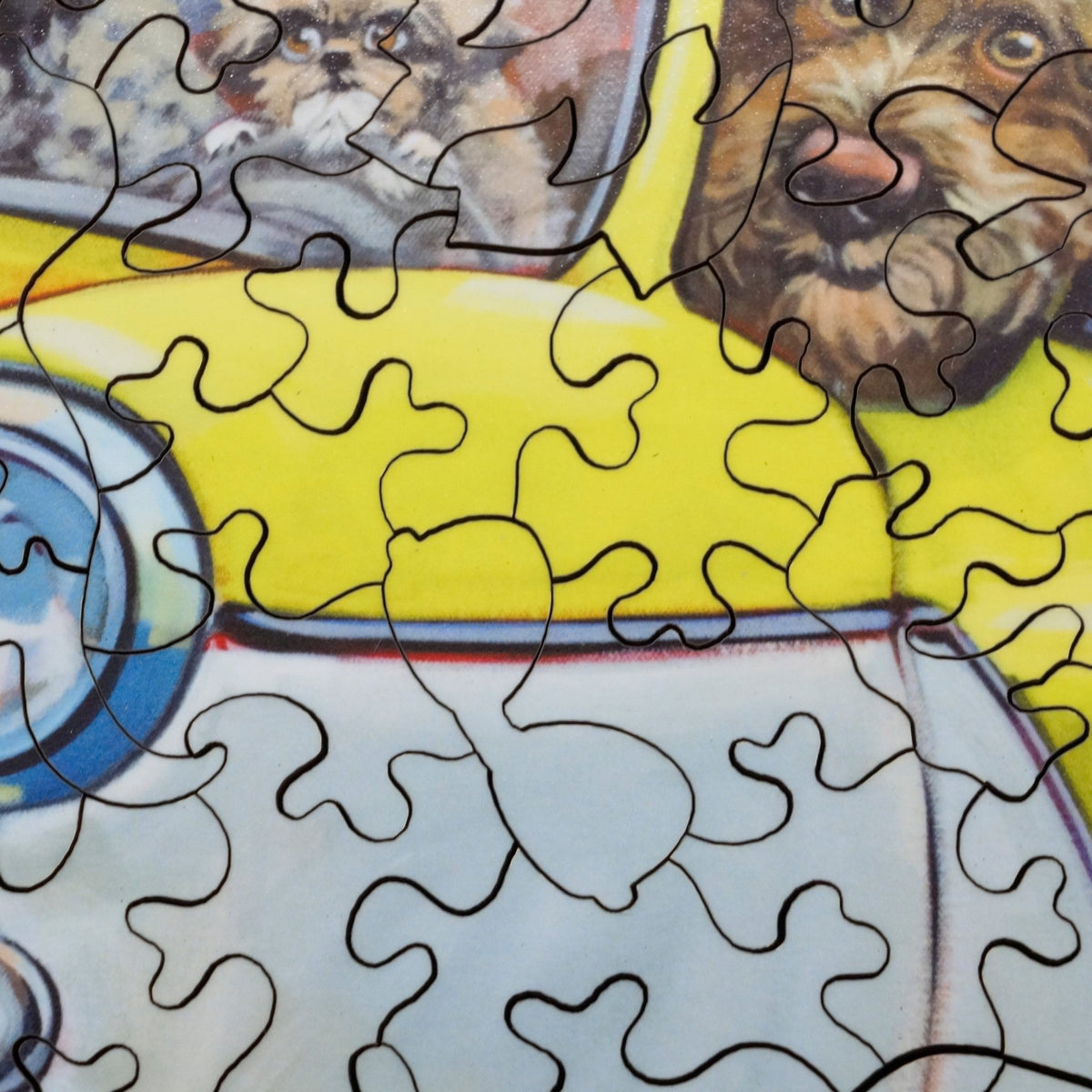 Cats Away (200 Piece Wooden Jigsaw Puzzle) - Nautilus Puzzles - Wooden Jigsaw Puzzles For Adults
