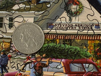 Christmas Country Store - 50 Piece Mini Christmas Wooden Jigsaw Puzzle - Nautilus Puzzles - Wooden Jigsaw Puzzles For Adults