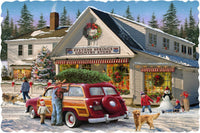 Christmas Country Store - 50 Piece Mini Christmas Wooden Jigsaw Puzzle - Nautilus Puzzles - Wooden Jigsaw Puzzles For Adults
