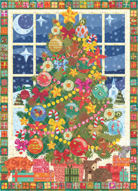 Christmas Quilt (548 Pieces) Christmas Wooden Jigsaw Puzzle - Nautilus Puzzles - Wooden Jigsaw Puzzles For Adults