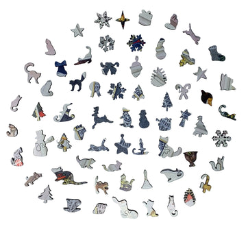 Christmas Snack - 375 Piece Wooden Jigsaw Puzzle - Nautilus Puzzles - Wooden Jigsaw Puzzles For Adults