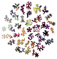 Circle of Flowers (392 Piece Shaped Flower Wooden Jigsaw Puzzle) - Nautilus Puzzles - Wooden Jigsaw Puzzles For Adults