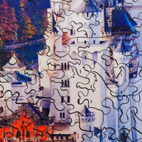 Stave wooden puzzles