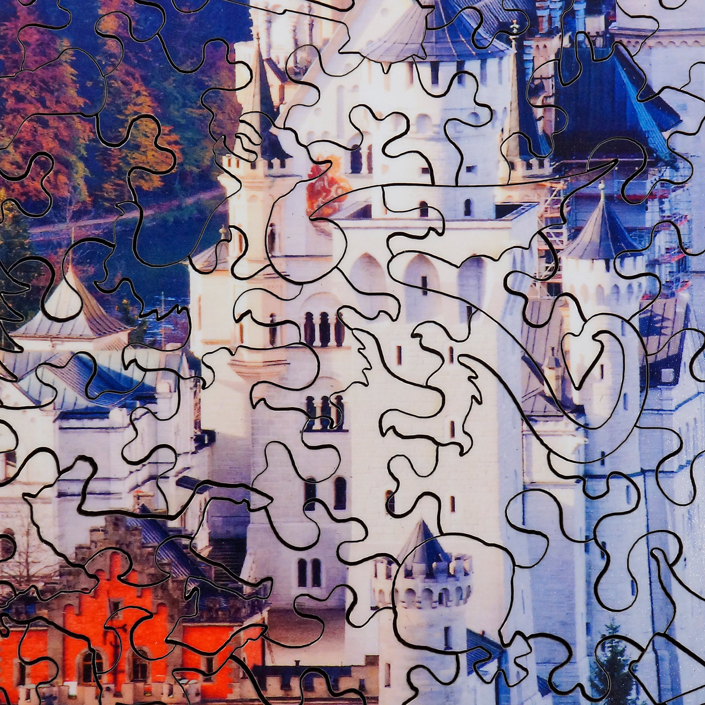 Stave wooden puzzles