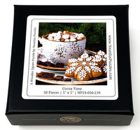 Cocoa Time (50 Piece Mini Christmas Wooden Jigsaw Puzzle) - Nautilus Puzzles - Wooden Jigsaw Puzzles For Adults