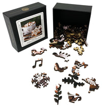 Cocoa Time (50 Piece Mini Christmas Wooden Jigsaw Puzzle) - Nautilus Puzzles - Wooden Jigsaw Puzzles For Adults
