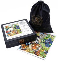Creature Comforts (250 Pieces) Wooden Jigsaw Puzzle - Nautilus Puzzles - Wooden Jigsaw Puzzles For Adults