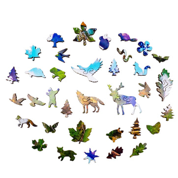 Crystal Mill, Colorado (200 Piece Wooden Jigsaw Puzzle) - Nautilus Puzzles - Wooden Jigsaw Puzzles For Adults