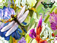 Dainty Dragonfly - 52 Piece Mini Wooden Jigsaw Puzzle - Nautilus Puzzles - Wooden Jigsaw Puzzles For Adults