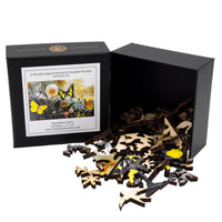Dandelion Party - 50 Piece Mini Wooden Jigsaw Puzzle - Nautilus Puzzles - Wooden Jigsaw Puzzles For Adults