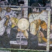 Detroit Industry - North Wall by Diego Rivera (609 Piece Wooden Jigsaw Puzzle) - Nautilus Puzzles - Wooden Jigsaw Puzzles For Adults