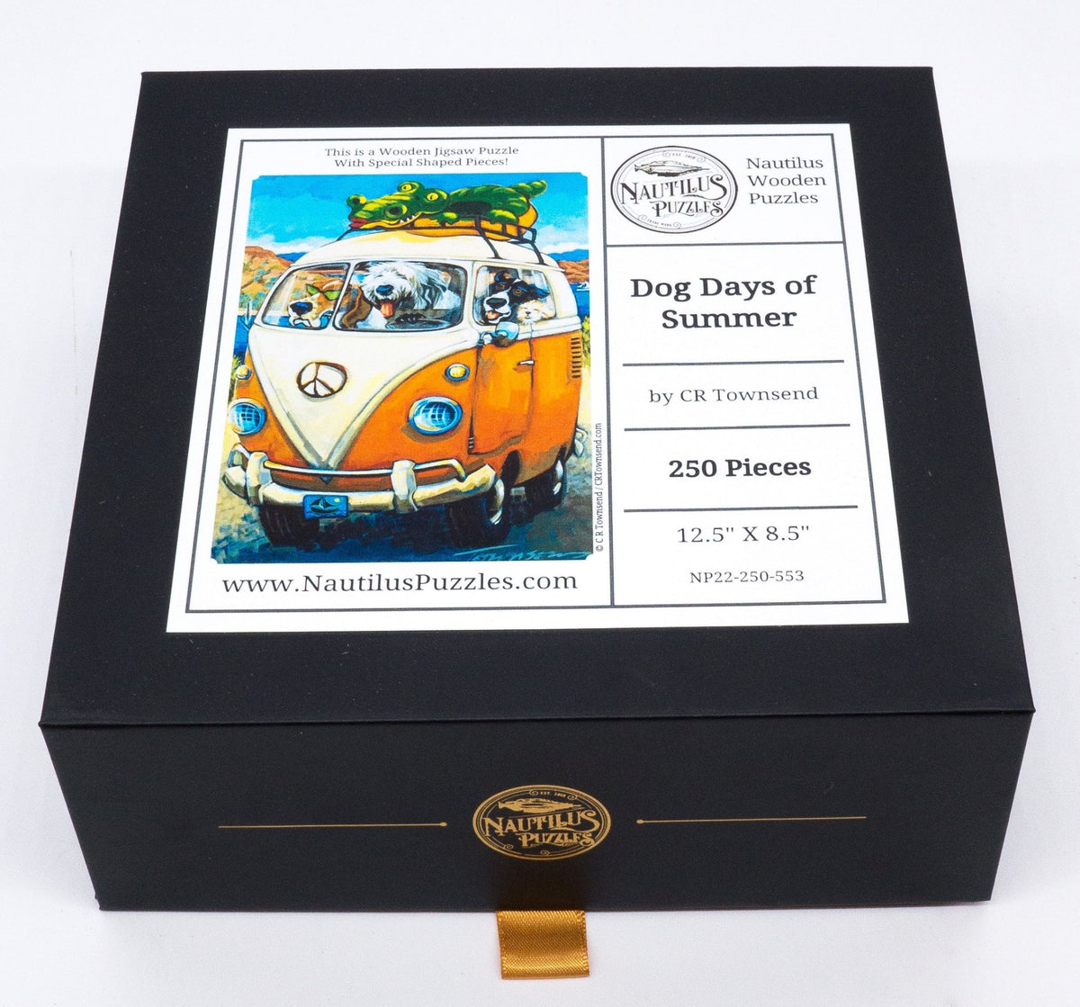Dog Days of Summer (250 Piece Wooden Jigsaw Puzzle) - Nautilus Puzzles - Wooden Jigsaw Puzzles For Adults
