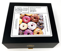 Donut Go Breakin' My Heart. 186 Piece Wooden Jigsaw Puzzle. - Nautilus Puzzles - Wooden Jigsaw Puzzles For Adults