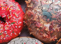 Donut Go Breakin' My Heart. 186 Piece Wooden Jigsaw Puzzle. - Nautilus Puzzles - Wooden Jigsaw Puzzles For Adults