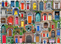 Doors of Ireland (501 Piece Wooden Jigsaw Puzzle) - Nautilus Puzzles - Wooden Jigsaw Puzzles For Adults
