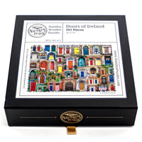 Doors of Ireland (501 Piece Wooden Jigsaw Puzzle) - Nautilus Puzzles - Wooden Jigsaw Puzzles For Adults