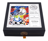 Down the Rabbit Hole (510 Piece Wooden Jigsaw Puzzle) - Nautilus Puzzles - Wooden Jigsaw Puzzles For Adults