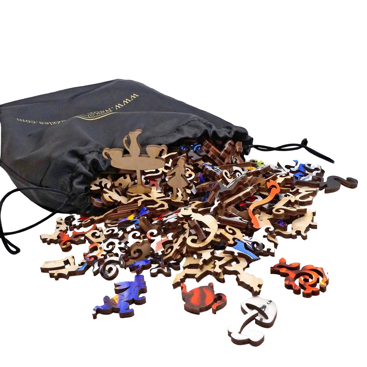 Down the Rabbit Hole (510 Piece Wooden Jigsaw Puzzle) - Nautilus Puzzles - Wooden Jigsaw Puzzles For Adults